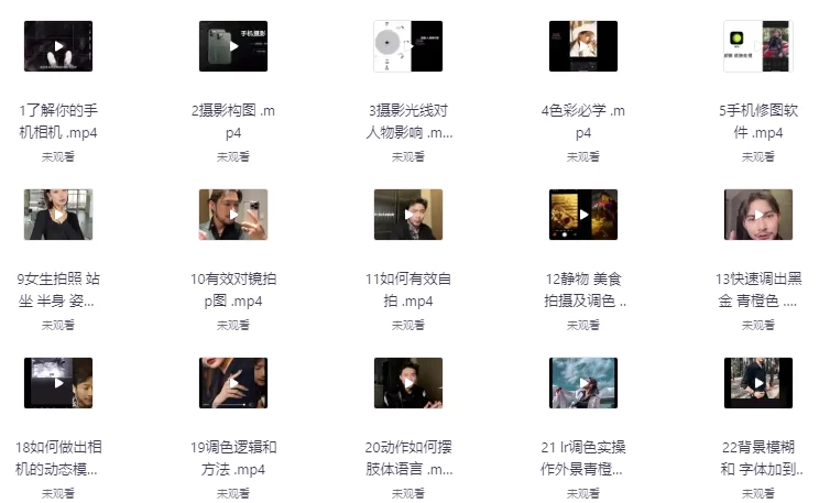 手机摄影构图从新手到大师-财仔梦想资源网