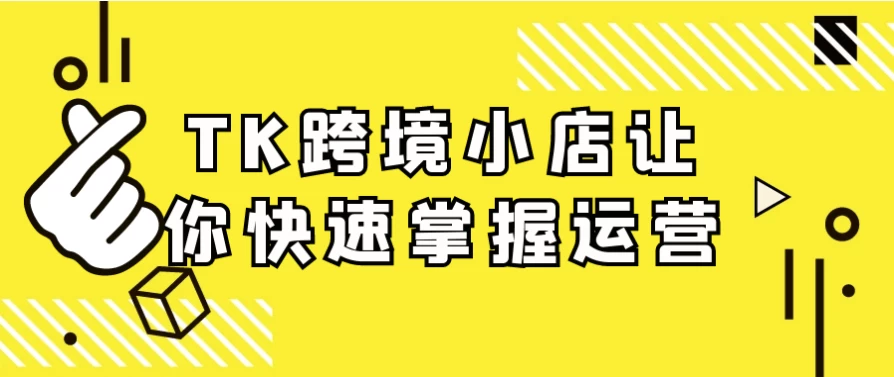 TK跨境小店让你快速掌握运营-财仔梦想资源网