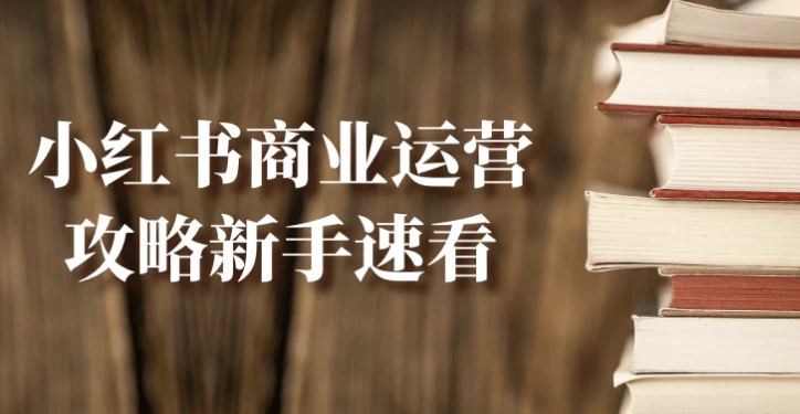 小红书商业运营攻略新手速看-财仔梦想资源网