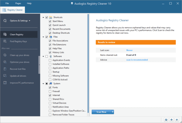 AuslogicsRegistryCleaner(注册表清理工具)v11.0.0.0便携版-财仔梦想资源网