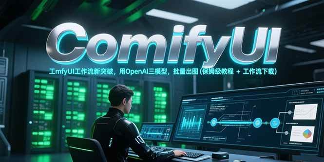 （15191期）ComfyUI工作流新突破，用OpenAI三模型，批量出图(保姆级教程+工作流下载)-财仔梦想资源网