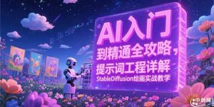 （15181期）AI入门到精通全攻略，提示词工程详解，StableDiffusion绘画实战教学-财仔梦想资源网
