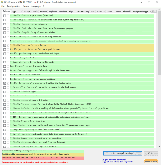 W10Privacy(系统隐私保护工具)v5.2.0.2便携版-财仔梦想资源网