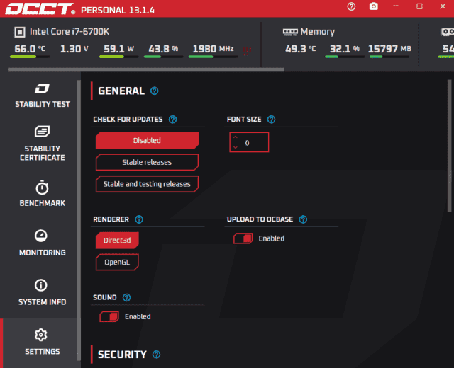 OCCT电脑硬件测试(烤鸡测试软件)v14.0.14.99便携版-财仔梦想资源网