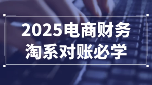 2025电商财务淘系对账必学-财仔梦想资源网