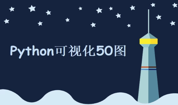 Python数据可视化教程，50个实战案例（Matplotlib+Seaborn+高清图表解析）-财仔梦想资源网