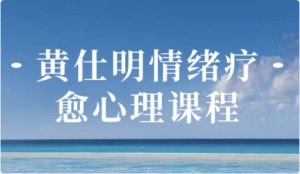 黄仕明情绪疗愈心理课程-财仔梦想资源网