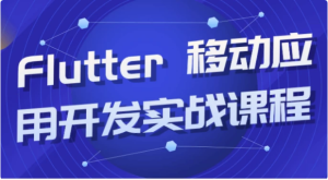 Flutter移动应用开发实战课程-财仔梦想资源网