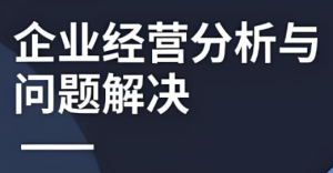 企业经营分析与问题解决-财仔梦想资源网