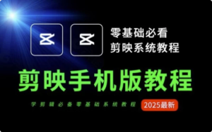 2025手机剪映从零到爆款-财仔梦想资源网