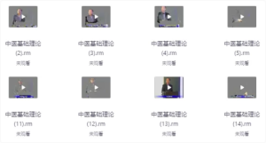 中医基础理论课程-财仔梦想资源网