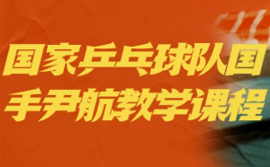 国家乒乓球队国手尹航教学课程-财仔梦想资源网