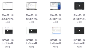 爬虫开发+APP逆向超级大神班-04期-财仔梦想资源网