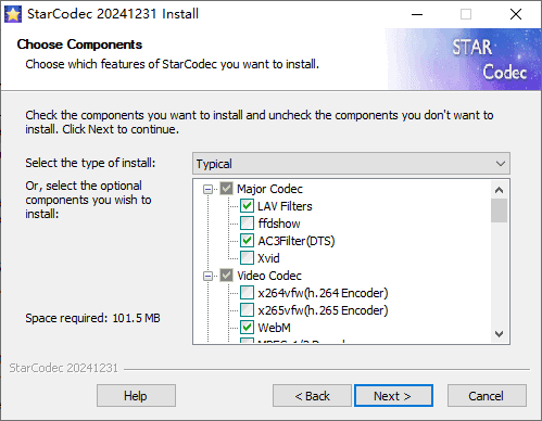 StarCodecClassic/Lite(免费多媒体编解码器)v20250625-财仔梦想资源网