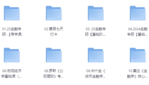 2025掌成金融学课程-财仔梦想资源网