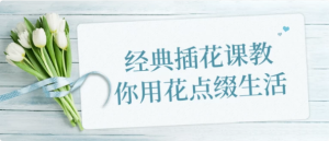 经典插花课教你用花点缀生活-财仔梦想资源网
