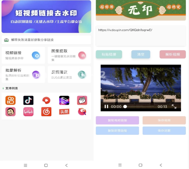 无印v1.5视频解析去水印工具-财仔梦想资源网