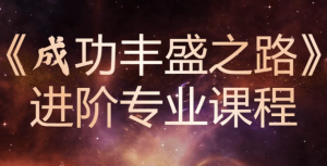 《成功丰盛之路》进阶专业课程-财仔梦想资源网