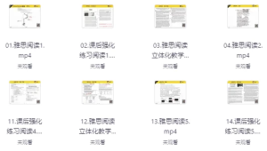 英语雅思系统全程班-财仔梦想资源网