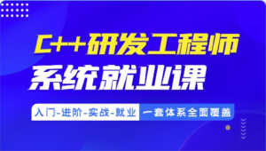 C++研发工程师系统就业课-财仔梦想资源网