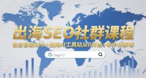 出海SEO社群课程，包含谷歌SEO+出海AI工具站从0开始+年中分享等-财仔梦想资源网
