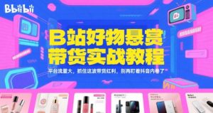 B站好物悬赏带货实战教程，平台流量大，抓住这波带货红利，别再盯着抖音内卷了-财仔梦想资源网