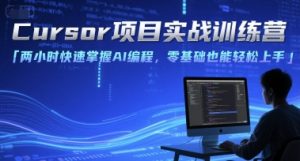 Cursor项目实战训练营，两小时快速掌握AI编程，零基础也能轻松上手-财仔梦想资源网