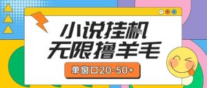 最新小说挂G自撸玩法本人实操单窗口20-50+可矩阵放大操作【揭秘】-财仔梦想资源网