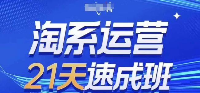 淘系运营21天速成班(更新25年6月)，0基础轻松搞定淘系运营，不做假把式-财仔梦想资源网