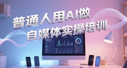 普通一个人用AI做自媒体，助你轻松开启AI自媒体创作之路-财仔梦想资源网