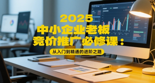 2025中小企业老板竞价推广必修课：从入门到精通的进阶之路-财仔梦想资源网