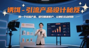 诱饵-引流产品设计秘笈，用一个引流产品，吸引精准客户，让他们主动找你-财仔梦想资源网