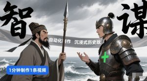 扣子工作流一键生成沉浸式历史故事，一天工作量，3分钟搞定-财仔梦想资源网