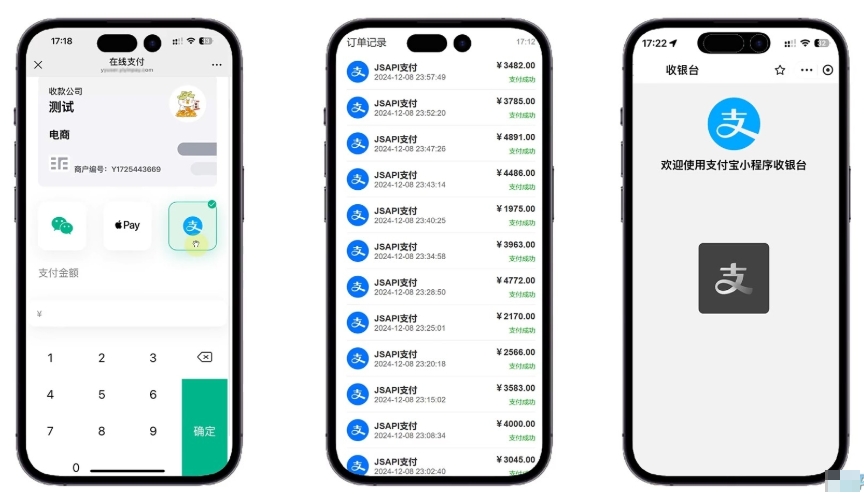 易支付精美设计的支付收银台模板门店收银管理系统云支付收银台-财仔梦想资源网