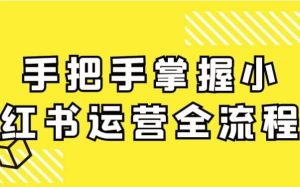 手把手掌握小红书运营全流程-财仔梦想资源网