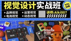 aiki007视觉设计实战班第6期-财仔梦想资源网