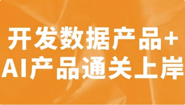 开发数据产品+AI产品通关上岸-财仔梦想资源网