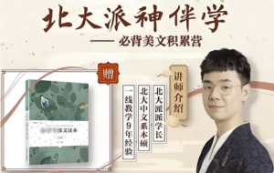 北大派神伴学——必背美文积累营-财仔梦想资源网