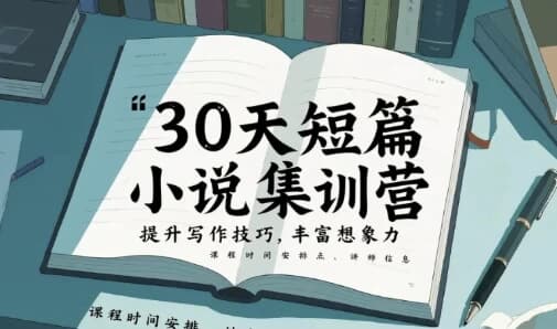 30天短篇小说集训营-财仔梦想资源网