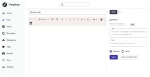 TimyNote笔记软件v1.2.1绿色版-财仔梦想资源网