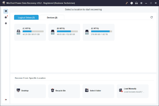 MiniToolPowerDataRecovery(数据恢复软件)v12.6便携版-财仔梦想资源网