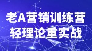 老A营销训练营轻理论重实战-财仔梦想资源网