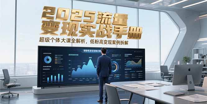 （15188期）2025流量变现实战手册，超级个体大课全解析，低粉高变现案例拆解-财仔梦想资源网