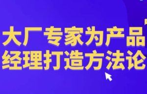 大厂专家为产品经理打造方法论-财仔梦想资源网