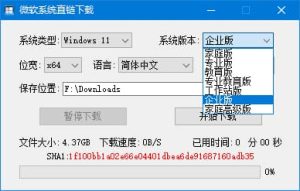 微软系统直链下载工具(一键下载原版系统)v1.2.0中文绿色版-财仔梦想资源网