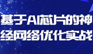基于AI芯片的神经网络优化实战-财仔梦想资源网