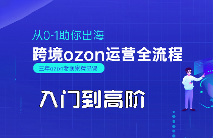 悟空跨境·OZON入门到高阶全流程-财仔梦想资源网