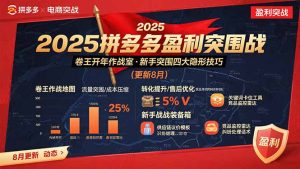 2025拼多多盈利突围战：卷王开年作战室，新手突围四大隐形技巧(更新8月-财仔梦想资源网