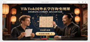 TikTok国外玄学咨询变现课，含财运事业等12大命理领域，融风水运势与运营-财仔梦想资源网