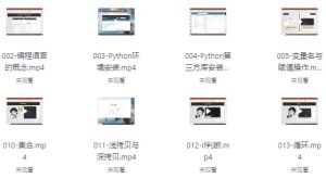 Python爬虫训练营，从基础到分布式架构全栈实战-财仔梦想资源网